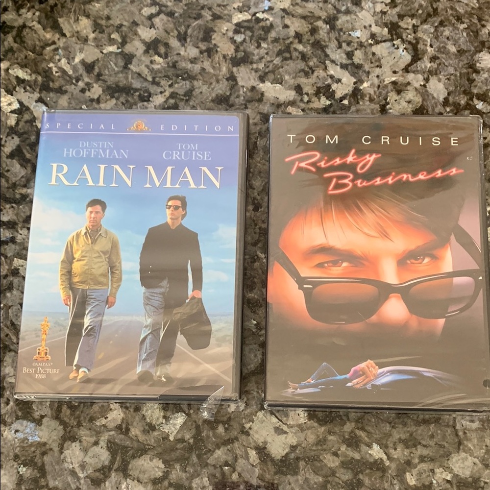 Rain Man and Risky Business Special Edition DVDs Both Sealed